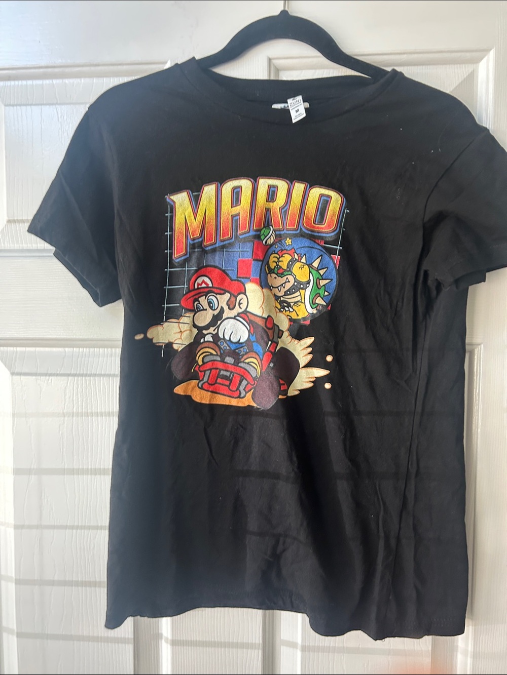 Mario Graphic Short Sleeve Tee - Black